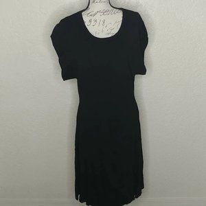 Slink Short Sleeve Dress Black Size 2